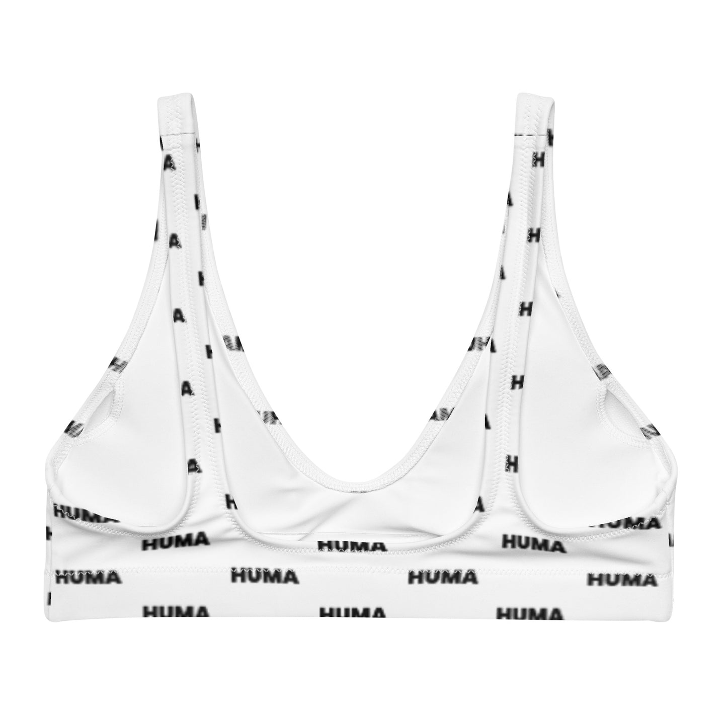 Top bikini bianco imbottito - pattern 1